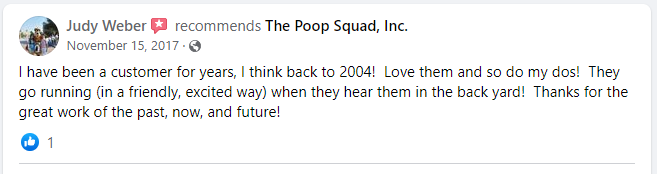 Poop Squad Dog waste removal Business Review